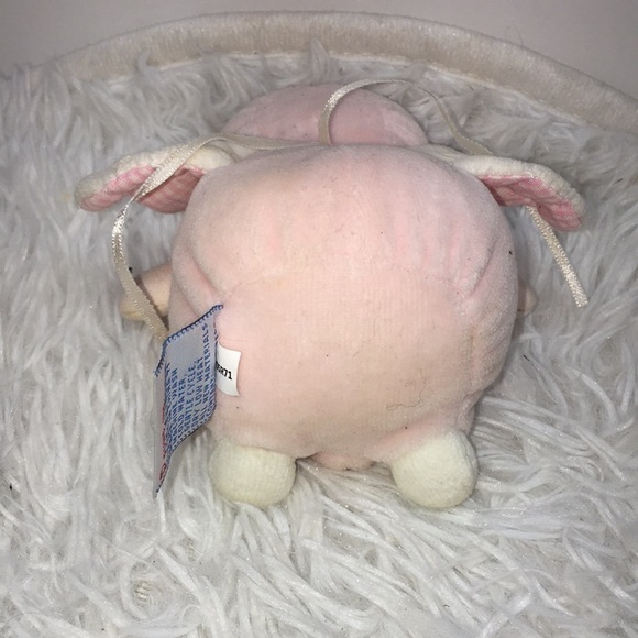 Infants Gund god bless baby rattle plush stuffed waffle knit trim lovey toy - Picture 5 of 6